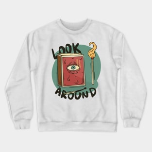 Matches box with eye Crewneck Sweatshirt